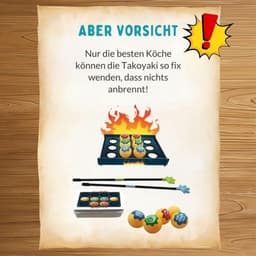 Behendigheidsspel Takoyaki - Snel Familiespel met Eetstokjes voor 2 tot 4 Spelers — thumbnail 3
