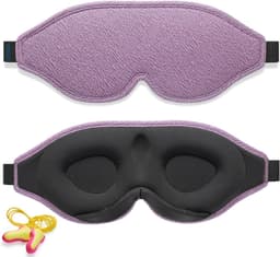 Eye Mask Sleep - Masque de nuit Femme & Homme - Paars — thumbnail 1