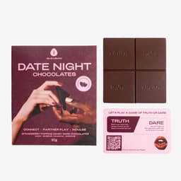 Date Night Chocolate - Lustverhogende Chocolade - Voor Koppels – Inclusief Truth or Dare Spelkaart – 4 Porties — thumbnail 1