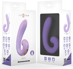 INTENSE Meryl - Vibrator - Dubbele Vibratie Clitoris & G-Spot Stimulator - 10 Vibratiestanden - Waterproof — thumbnail 4