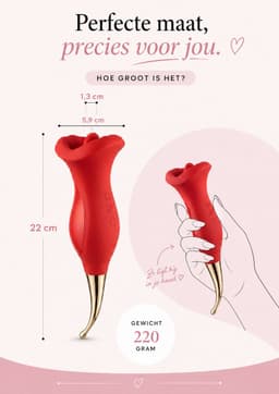 Lavesse Seren - Vibrators voor Vrouwen - 3-in-1 Tongvibrator met Luchtdruk & Likfunctie - Clitoris Stimulator - Waterdicht — thumbnail 3