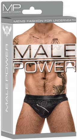 Male Power String met Rits black S/M — thumbnail 5