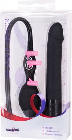 Seven Creations Inflatable - Zwart - Vibrator — thumbnail 4
