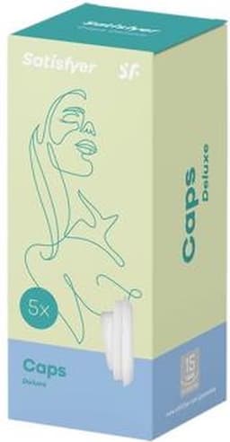Opzetstukken voor Satisfyer 1 Next Generation | huidvriendelijk siliconen | wit | 5 stuks — thumbnail 14