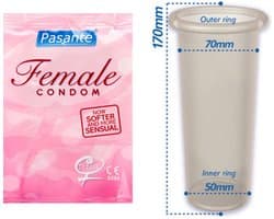 Pasante Vrouwen Condoom - 3 stuks - Condooms