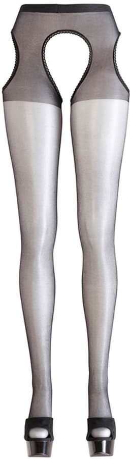 Cottelli Collection – Sexy panty met open zijkant en kruis – Maat L/XL - Zwart — thumbnail 1