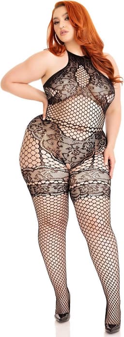 Net halter bodystocking + — thumbnail 4