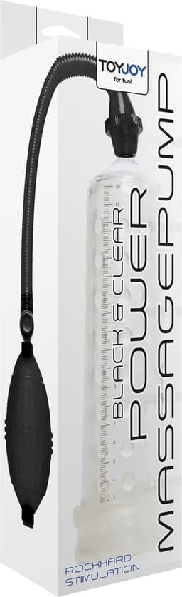 ToyJoy Manpower POWER MASSAGE PUMP W. SLEEVE CLEAR - Penispomp — thumbnail 3