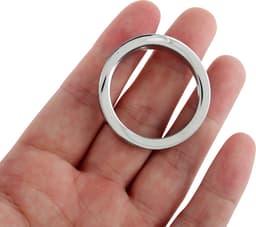 Banoch | glansring oval Ø 26 mm | eikelring | Metaal cockring — thumbnail 4