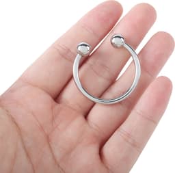 Banoch | Glansring Betty Ø 32 mm | metalen eikelring | hoefijzer cockring — thumbnail 2