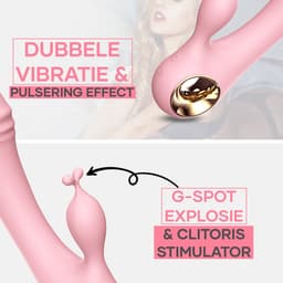 Tarzan Vibrator - Vibrators voor Vrouwen - Dildo Vibrator - Pulsing Vibrator - Stotende Vibrator - Clitoris Stimulator - Sex Toys voor Vrouwen — thumbnail 2