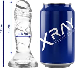 X RAY | Xray Clear Cock 12cm X 2.6cm | Realistic Dildo | Sex Toy for Couples | Dildo | Sex Toy for Woman — thumbnail 1