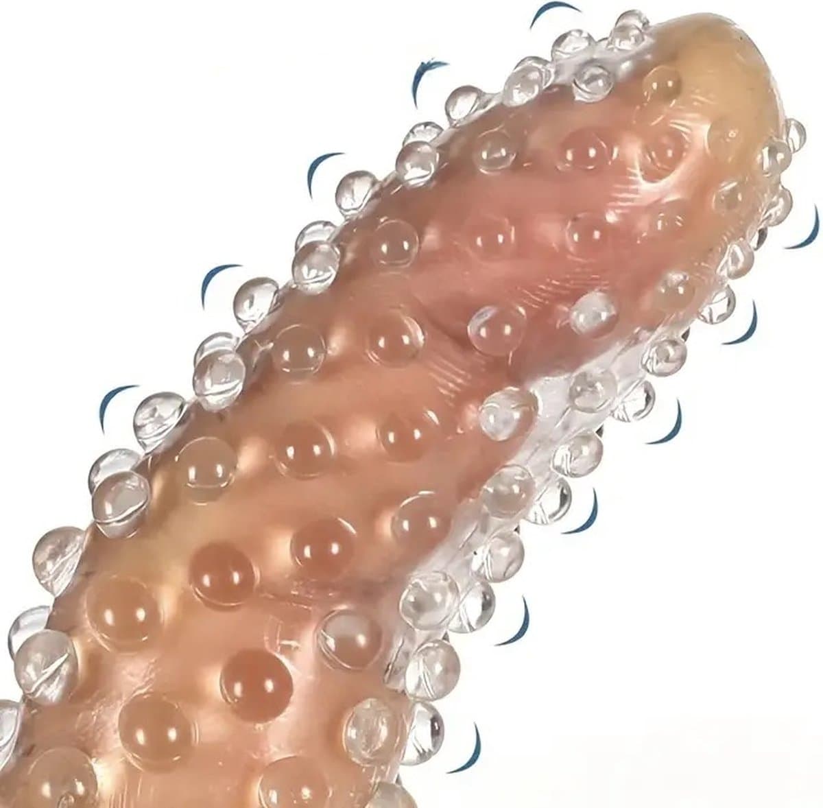 Vinger Speeltje I Vinger Mouw I G-spot Sleeve I G- Spot Massage I Vibrator Sleeve I Dildo Sleeve I Siliconen I Transparant — afbeelding 1
