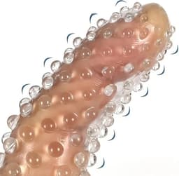 Vinger Speeltje I Vinger Mouw I G-spot Sleeve I G- Spot Massage I Vibrator Sleeve I Dildo Sleeve I Siliconen I Transparant — thumbnail 1