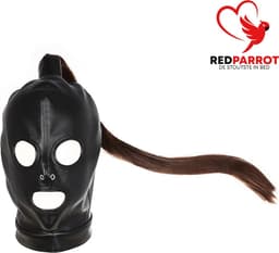 Seks Masker - Fetisj -BDSM - Bondage - Dominantie - Staart - Kunstleer - Bivakmuts - Erotisch — thumbnail 2