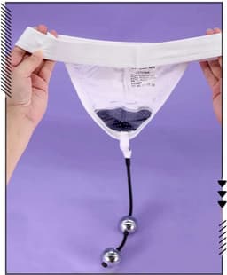 Porno slip voor heren - Inclusief anale plug - 2 Anale kralen - Erotische boxer — thumbnail 3