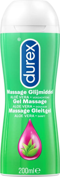Durex - 3 Glijmiddelen Waterbasis - Play Massage 2/1 Aloe 200ML - Natural Hydratant Gel 100ML - Natural Extra Sensitive Gel 100ML — thumbnail 6