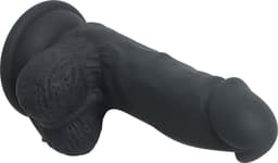 Banoch | Dildo zwart siliconen penis met zuignap | lengte 14,3 cm | Ø 3,2 cm | 156 gram — thumbnail 5