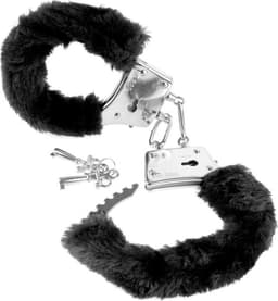 Beginner's Furry Cuffs - Black - Handcuffs - Pipedream (all),Pipedream - Fetish Fantasy - black — thumbnail 4