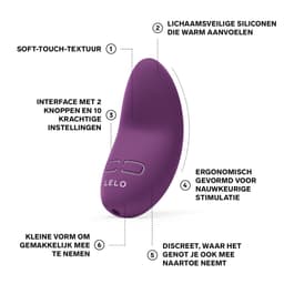 LELO LILY 3 – Mini-Vibrator – 10 Genotsinstellingen – Waterdicht – Dark Plum — thumbnail 3