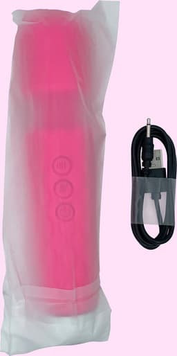 Intertoyseks Magic Wand Vibrator – Clitorisstimulator – 20 Modi & 8 Snelheden – Stil – USB-Oplaadbaar – Waterdicht – Roze — thumbnail 13