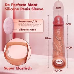 IntiMate® PowerRise - Penis Sleeve met Vibratie - Stimulerende Penisverlenger met App-bediening - Ballenstrap met Slot - Veilige Silicone Materiaal - Waterdichte Lustversterker — thumbnail 6