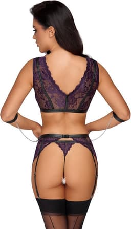 Open Verleidelijk Bondage Lingerie Set — thumbnail 3