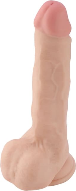 Dildo EZfunLok voor Auxfun Plus Seksmachine Beige 24 cm — thumbnail 10