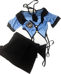 BamBella ® Sexy erotische politie uniform - Maat onesize - Rollenspel kleding outfit dames — thumbnail 5