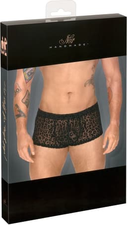 Noir Handmade - Leopard flock short Korte broek - 2XL - Zwart — thumbnail 7