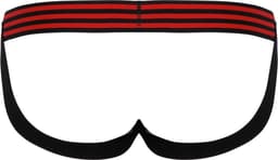 Svenjoyment Opvallend Gestreepte Jockstrap in Neopreen Gestreepte Look - Maat L/XL — thumbnail 2