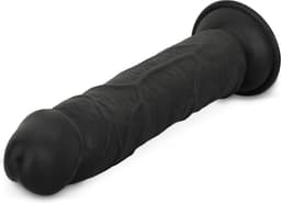 Dildo zonder ballen 17,5 cm - Zwart — thumbnail 4