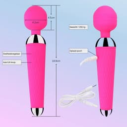 Magic Wand Vibrator - G Spot Vibrator & Clitoris Stimulator voor vrouwen - Oplaadbaar & Hypoallergeen - Sex Toys ook voor Koppels - Paars — thumbnail 2