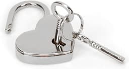 Liebe Seele - Hartvormige Luxe slotjes Voor Boeien - Twee Stuks - Zilver — thumbnail 4