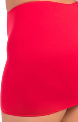 Pink Lipstick Lingerie Top en rok set -3XL/4XL- STOP & STARE 2PC Rood — thumbnail 3