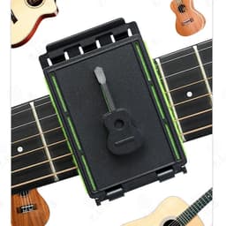 Instrumentenreiniger - Snaarreiniger - Muziekonderhoud - 360 graden reiniging - 11 x 7 x 3 cm - Snoerfranjes — thumbnail 2