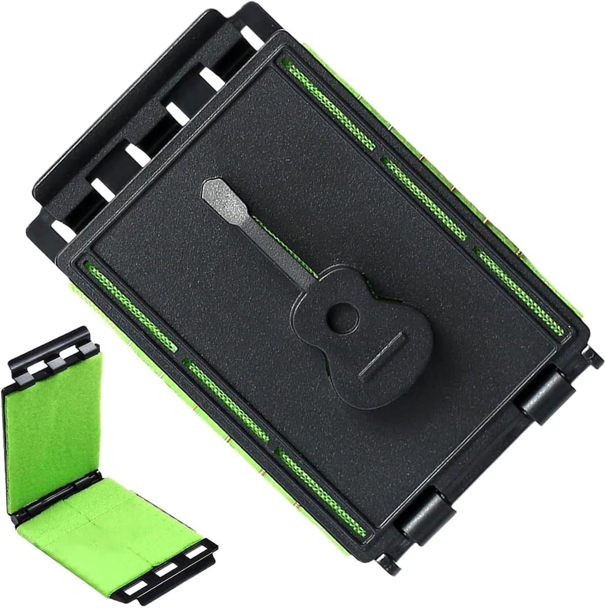 Instrumentenreiniger - Snaarreiniger - Muziekonderhoud - 360 graden reiniging - 11 x 7 x 3 cm - Snoerfranjes — afbeelding 1