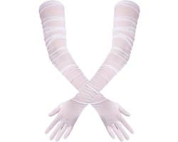 Elegante Lange Transparante Danshandschoenen voor Dames - Opera Handschoenen