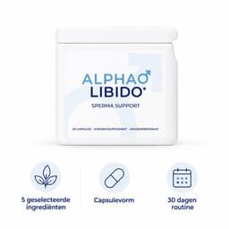 Alpha Libido - Sperma Support - Sperm Booster – Meer & Betere Spermakwaliteit | Ondersteunt Mannelijke Vruchtbaarheid & Testosteron | 60 Pillen — thumbnail 4