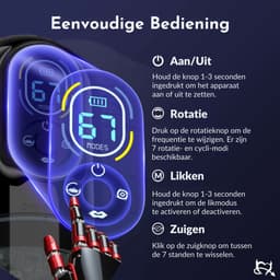 Toys Hub® Automatische Masturbator MAX met Strap - E-book – LED scherm – Water Massage - Pocket Pussy - Blowjob Simulator - Elektrisch - Sex Toys voor Mannen Zelf Aftrekken - Zwart — thumbnail 3