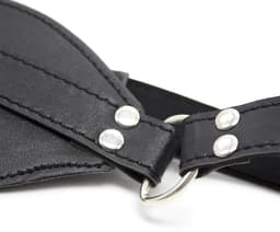 Smart Moves - Blinddoek met Decoratief Riempje - PU Leer - Zwart — thumbnail 5