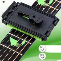 Snaar Reiniger - Onderhoudstool - Instrument Verzorging - 360 Graden Reiniging - 10x6.5x2.1cm - Zwart — thumbnail 3