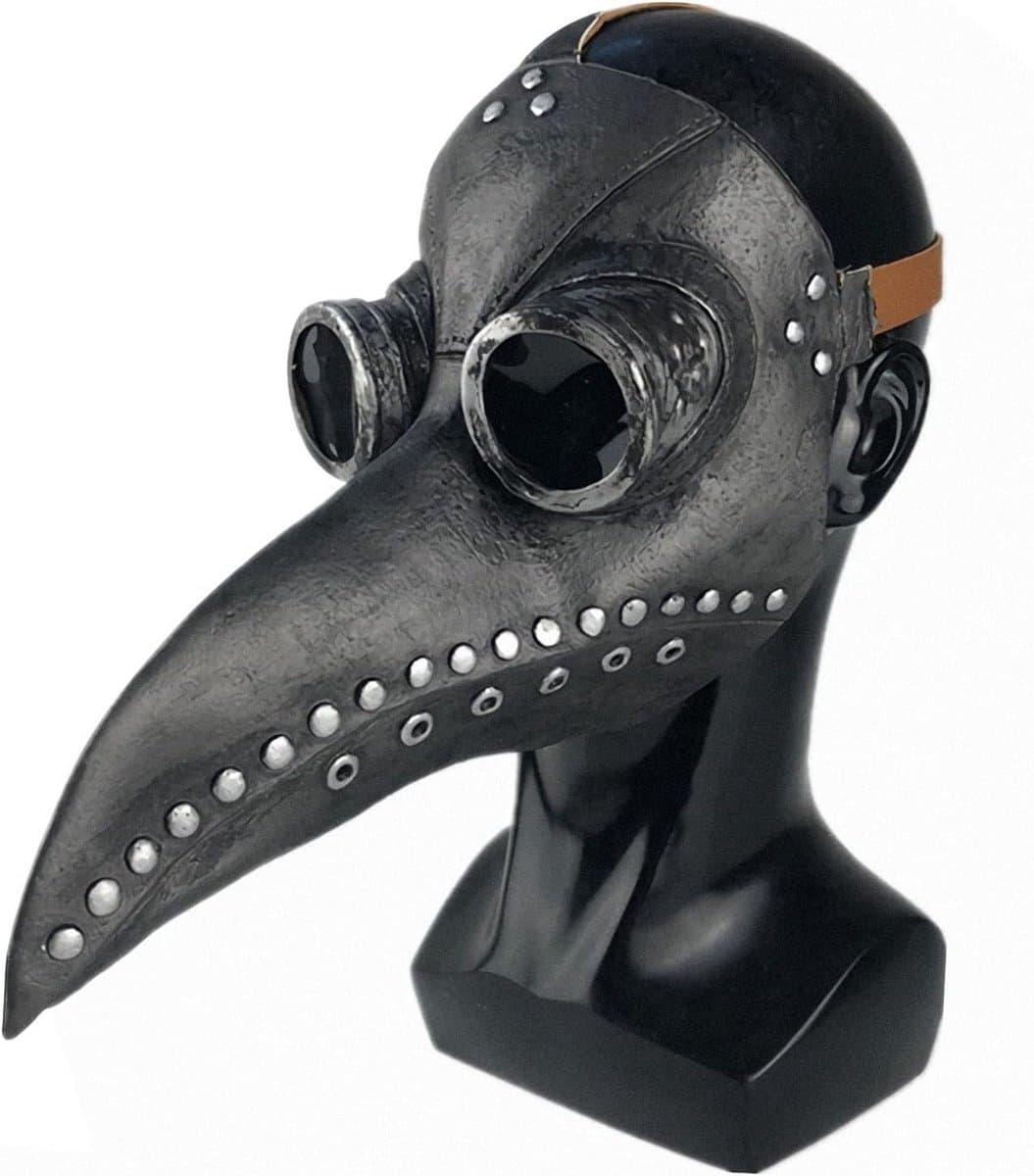 Middeleeuws Pest Dokter Masker met Lange Snavel voor Carnavalsfeesten — afbeelding 1
