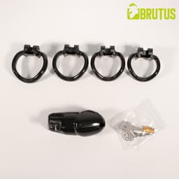 Brutus - Ergo - Chastity Cage Black - Ergonomisch - Stealth slot — thumbnail 3