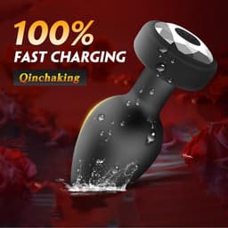 Oneay Vibrerende Anale Plug met Afstandsbediening – Prostaat Massager voor Mannen & Vrouwen – 10 Vibratiestanden – Draadloos Seksspeeltje – Kleine Buttplug voor Beginners – Stil & Waterbestendig – Zwart — thumbnail 4