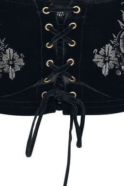 Killstar Nocturne Nights - A Devil'S Rose Underbust Corset Dames Korset - zwart - 3XL — thumbnail 5
