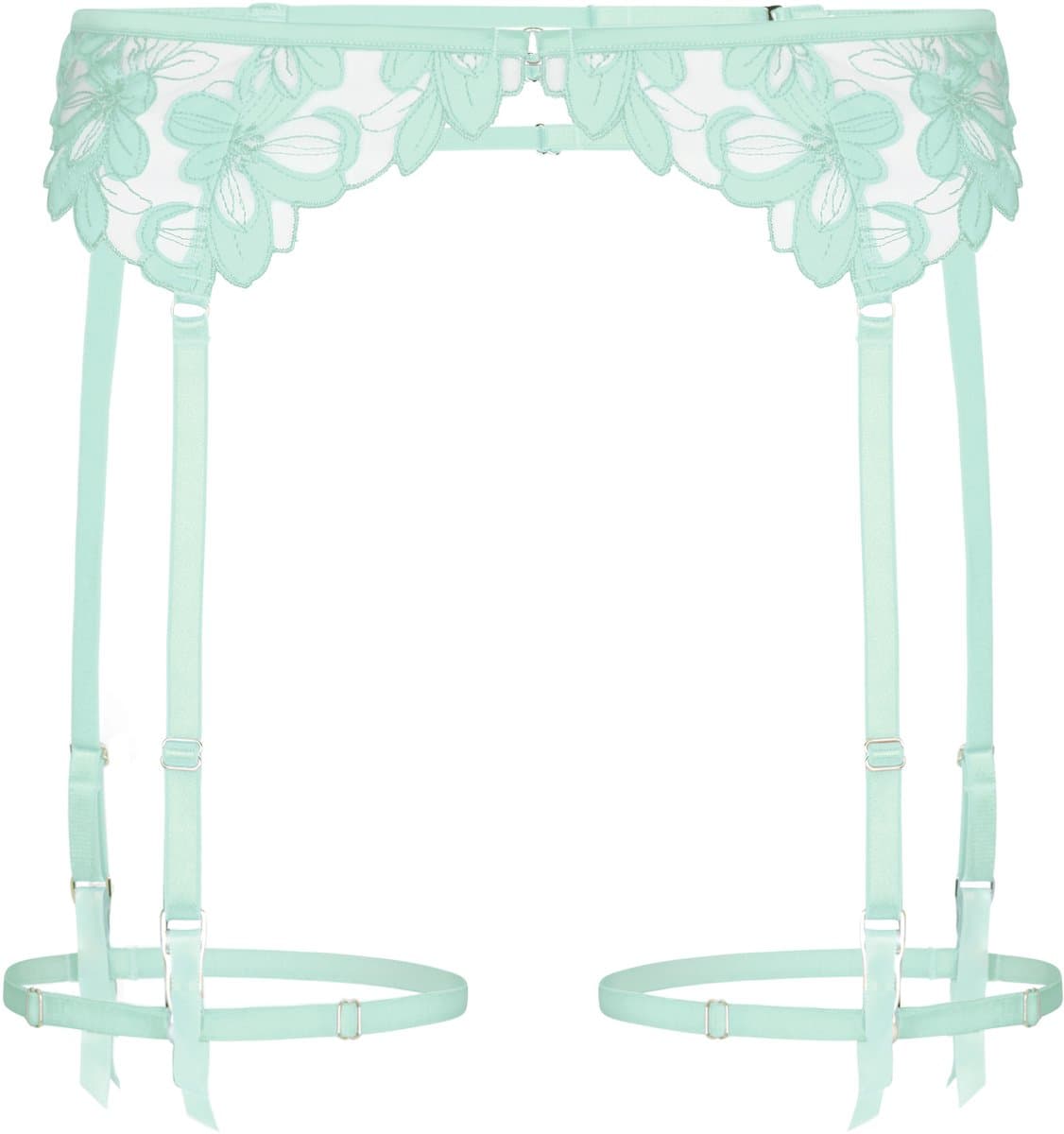 Hunkemöller Jarretel Beatrice Groen — afbeelding 1