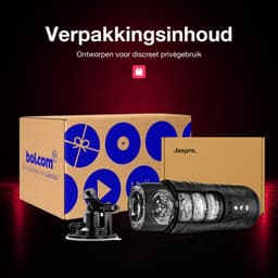 Jespro automatische Blowjob Simulator - 14 standen - Masturbator voor man - Voor mannen elektrisch - Verwarming - Sex toys - Penis vibrator - Vagina - Pocket pussy — thumbnail 8