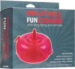 Opblaasbare Dildo Poef Cushion - met Ding Dong en afstandsbediening - Roze — thumbnail 5