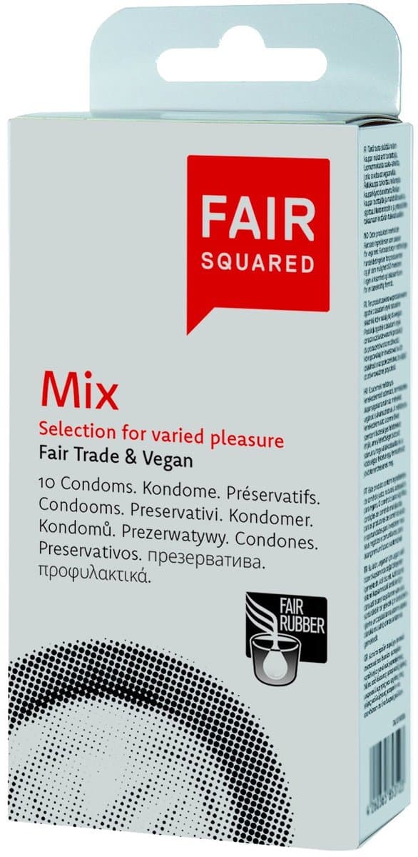 Fair squared Mix 10 condooms — afbeelding 1